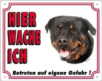 Produktbild von Nobby Hundeschild Rottweiler