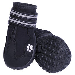 Nobby Hundeschuhe Runners schwarz XS wasserabweisend aus Elasthan 2er Pack – Bild 1 von 2