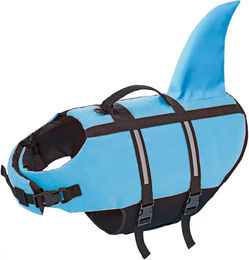 Nobby Hundeschwimmweste Sharki aus Neopren in Blau Größe S - 30 cm – Bild 1 von 8