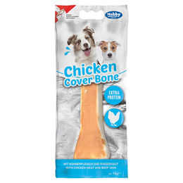 Produktbild von Nobby Hundesnack Chicken Cover Bone Kauknochen mit Huhn und Rind getreidefrei Größe M - 75 g