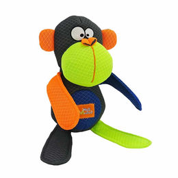 Nobby Hundespielzeug Affe aus Mesh und Plüsch mit Knisterfunktion für Welpen 37 cm – Bild 1 von 3
