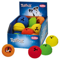 Produktbild von Nobby Hundespielzeug Ball aus Gummi bunt