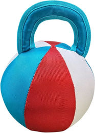 Nobby Hundespielzeug Ball mit Griff Floating schwimmfähig 28 cm bunt - 28 cm – Bild 1 von 4
