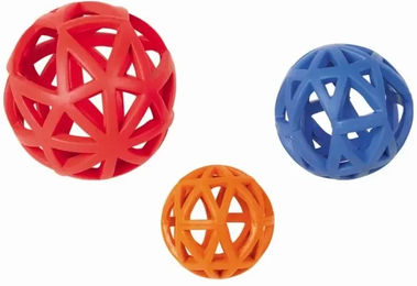 Nobby Hundespielzeug Bunter Gummiball für Hunde – Bild 1 von 4