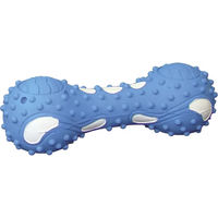 Produktbild von Nobby Hundespielzeug Erfrischende Hantel aus Gummi Blau - 13 cm