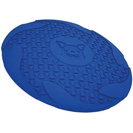 Produktbild von Nobby Hundespielzeug Frisbee aus Vollgummi blau Ø 23 cm