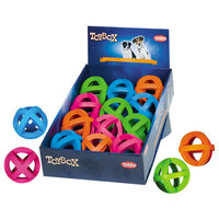 Produktbild von Nobby Hundespielzeug Gitterball aus Gummi bunt 9cm