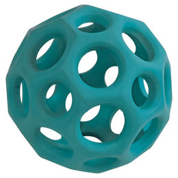 Nobby Hundespielzeug Gitterball aus Gummi Ø 12 cm in Türkis oder Blau – Bild 1 von 3
