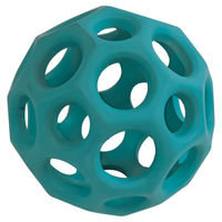 Produktbild von Nobby Hundespielzeug Gitterball aus Gummi Ø 12 cm in Türkis oder Blau