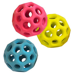 Nobby Hundespielzeug Gitterball aus Vollgummi bunt – Bild 1 von 2