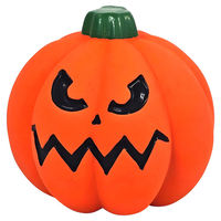 Produktbild von Nobby Hundespielzeug Halloween Kürbis aus Latex in Orange mit Quietschfunktion