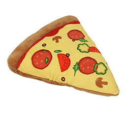 Nobby Hundespielzeug Happy Food Pizza Plüsch mit Squeaker 20 cm – Bild 1 von 1