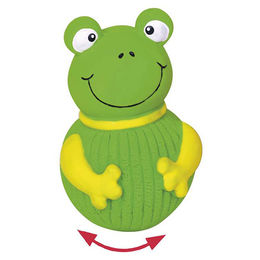 Nobby Hundespielzeug Latex Frosch Quietschspielzeug Grün 12cm – Bild 1 von 2