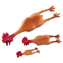 Nobby Hundespielzeug Latex Hähnchen Quietschspielzeug Orange 47 cm – Bild 1 von 10