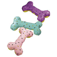 Produktbild von Nobby Hundespielzeug Latex Knochen Dessert Quietschspielzeug Bunt