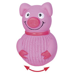 Nobby Hundespielzeug Latex Schwein mit Quietschfunktion 12 cm - 12 cm – Bild 1 von 2