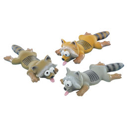 Nobby Hundespielzeug Latex Waschbär Quietschspielzeug bunt und grau - 1 Stk. – Bild 1 von 7
