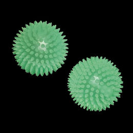 Nobby Hundespielzeug Noppenball Glowing aus Gummi in Grün – Bild 1 von 3