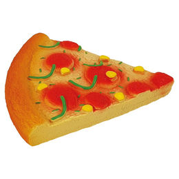 Produktbild von Nobby Hundespielzeug Pizza aus Latex mit Quietschfunktion bunt - 1 Stk.