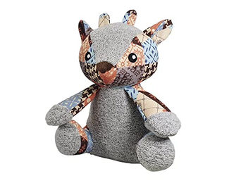Nobby Hundespielzeug Plüsch Reh Patchwork Bunt für Welpen - 1 Stk. – Bild 1 von 3