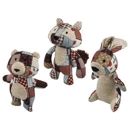 Nobby Hundespielzeug Plüschtier Patchwork Bunt für Welpen – Bild 1 von 2