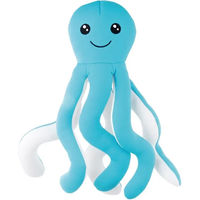 Produktbild von Nobby Hundespielzeug Qualle Floating XL mit Squeaker in Blau Türkis schwimmfähig aus Stoff