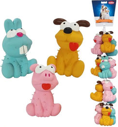 Produktbild von Nobby Hundespielzeug Quietschspielzeug Tiere aus Latex bunt 12er Pack