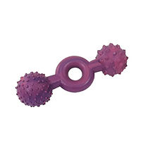 Produktbild von Nobby Hundespielzeug Ringhantel aus Gummi Lila Rosa