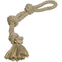 Produktbild von Nobby Hundespielzeug Rope Toy doppeltes Spielseil aus Sisal-Baumwoll-Mix Natur 60 cm - 600 g