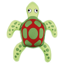 Produktbild von Nobby Hundespielzeug Schildkröte Floating Grünes Stoff-Quietschspielzeug