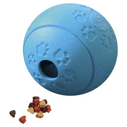 Nobby Hundespielzeug Snackball aus Vollgummi Blau für erwachsene Hunde – Bild 1 von 4