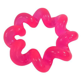 Nobby Hundespielzeug Spiralring aus TPR für die Zahnpflege in Rosa/Pink Ø 17 cm – Bild 1 von 2