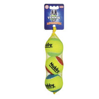 Produktbild von Nobby Hundespielzeug Tennisbälle bunt 3er Netz Größe M