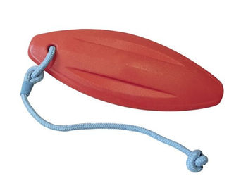 Nobby Hundespielzeug TPR Lifeboard Wurfspielzeug mit Seil Rot-Blau – Bild 1 von 5