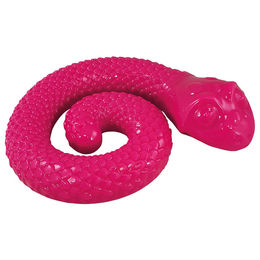 Nobby Hundespielzeug TPR Schlange Quietschspielzeug in Rosa oder Lila – Bild 1 von 5