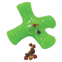 Produktbild von Nobby Hundespielzeug TPR Snack Kreuz Grün - 14,5 cm