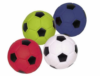 Nobby Hundespielzeug Vinyl Ball Classic mit Squeaker bunt Ø 9 cm - 9 cm – Bild 1 von 3