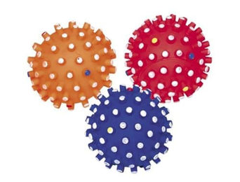Nobby Hundespielzeug Vinyl Noppenball Classic mit Squeaker bunt sortiert Größe M - 1 Stk. – Bild 1 von 3