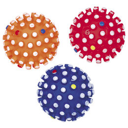 Nobby Hundespielzeug Vinyl Noppenball Classic mit Squeaker Größe S Bunt - 1 Stk. – Bild 1 von 3