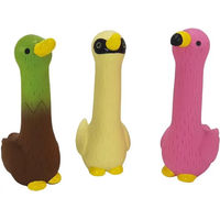 Produktbild von Nobby Hundespielzeug Vögel aus Latex mit Quietschfunktion bunt 3er Pack
