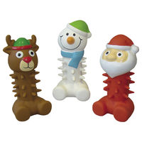 Produktbild von Nobby Hundespielzeug Weihnachtsknochen aus Latex bunt