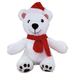 Produktbild von Nobby Hundespielzeug Xmas Eisbär aus Plüsch weiß - 35 cm