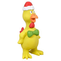 Produktbild von Nobby Hundespielzeug Xmas Küken aus Latex Gelb mit Quietschfunktion