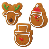 Produktbild von Nobby Hundespielzeug Xmas Lebkuchenfigur aus Latex als buntes Quietschspielzeug