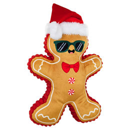 Produktbild von Nobby Hundespielzeug Xmas Lebkuchenmann Cool aus Plüsch in Braun
