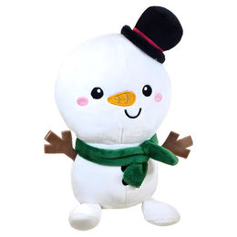Nobby Hundespielzeug Xmas Schneemann aus Plüsch mit Squeaker Weiß – Bild 1 von 2