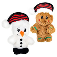Produktbild von Nobby Hundespielzeug Xmas Schneemann oder Lebkuchenmann aus Plüsch