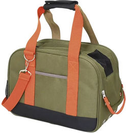 Nobby Hundetasche Aldo Transportbox für kleine Rassen olivgrün 40x20x30cm aus Polyester – Bild 1 von 4