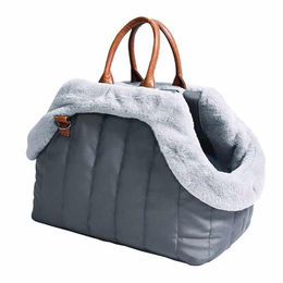 Nobby Hundetransporttasche Akil grau Stoff Mini – Bild 1 von 10