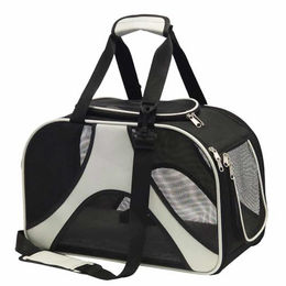 Nobby Hundetransporttasche Swing Beige Schwarz für kleine Rassen 46 x 22 x 30 cm – Bild 1 von 10